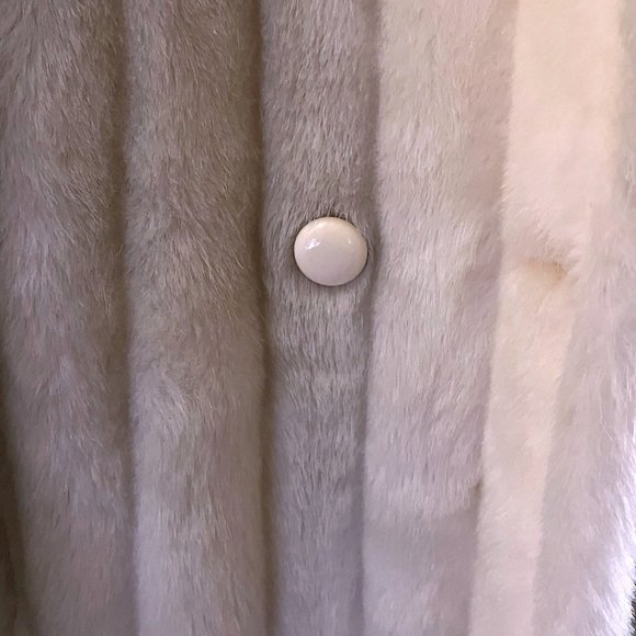 INTRIGUE BY MONTEREY MILLS INC OFF WHITE LONG SLEEVE LONG FAUX FUR COAT - Picture 3 of 5